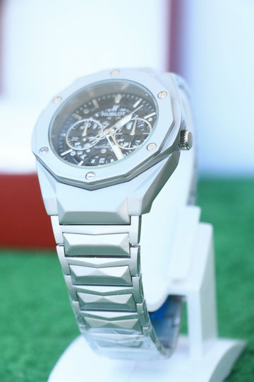 Hublot Diamond Cut Heavy Watch