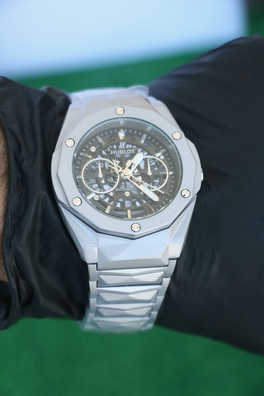 Hublot Diamond Cut Heavy Watch
