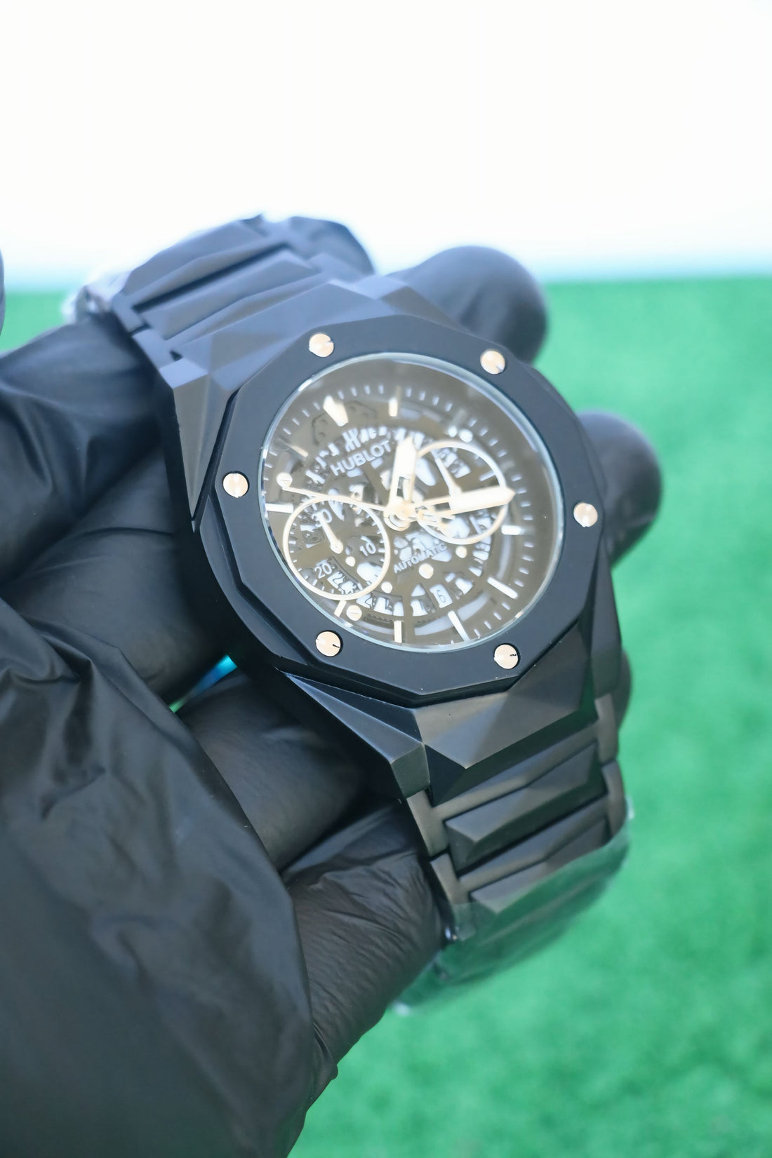 Hublot Diamond Cut Heavy Watch