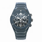 Hublot Black Skeleton Automatic Watch