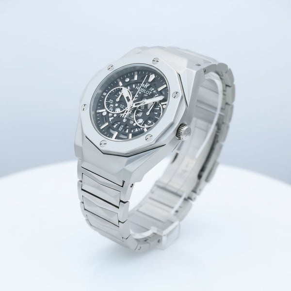 Hublot White Skeleton Automatic Watch