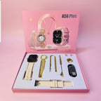 A58 Plus Smartwatch Gift Set | Ladies Luxury Combo